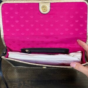 Juicy Couture Pink and Black Wristlet